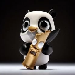 TOY TOKYO Playhouse X Coarse: Pun Pun & Shoot - Siam 4" Vinyl Figure