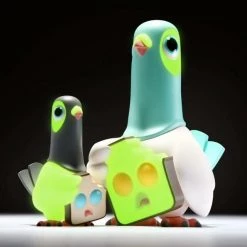 TOY TOKYO Playhouse X Coarse: Ruffle & Toast - Ignited 7" & Lights Out 4" Vinyl Figure