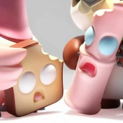 TOY TOKYO Playhouse X Coarse: Ruffle & Toast - Be My Slice! X Pun Pun & Shoot - Be My Sprout! Vinyl Figure