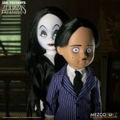 TOY TOKYO MEZCO TOYZ: LDD Presents - The Addams Family: Gomez & Morticia 10" Tall Figure 15 TOY TOKYO MEZCO TOYZ: LDD Presents - The Addams Family: Gomez & Morticia 10