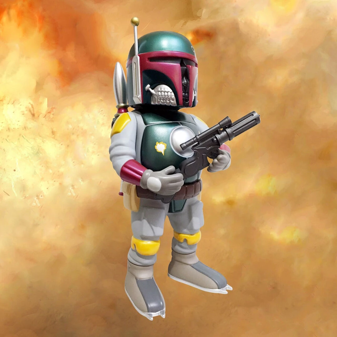 Ron English X Made By Monsters: Pop Art Series - Iron Skin Boba Fett Grin Toy Tokyo Exclusive 1 Blind Bag Figure 5 Ron English X Made By Monsters: Pop Art Series - Iron Skin Boba Fett Grin Toy Tokyo Exclusive 1 Blind Bag Figure