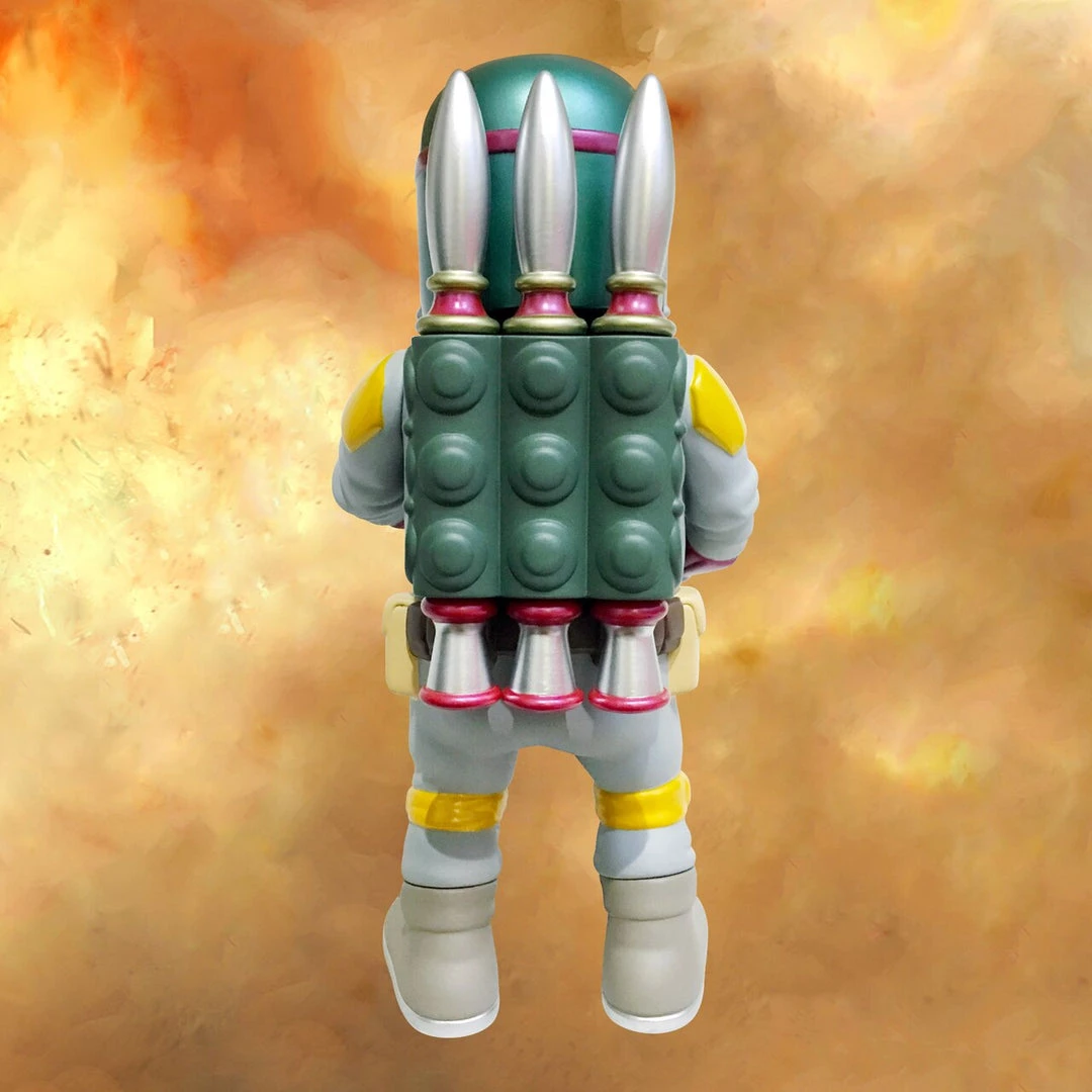 Ron English X Made By Monsters: Pop Art Series - Iron Skin Boba Fett Grin Toy Tokyo Exclusive 1 Blind Bag Figure 6 Ron English X Made By Monsters: Pop Art Series - Iron Skin Boba Fett Grin Toy Tokyo Exclusive 1 Blind Bag Figure