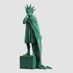 TOY TOKYO Mighty Jaxx: Brandalised - Liberty Girl (Freedom Edition) Polystone Limited Edition