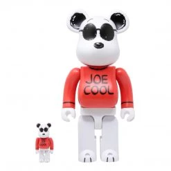 TOY TOKYO MEDICOM TOY: BE@RBRICK - Peanuts Joe Cool Snoopy 100% & 400% 12 TOY TOKYO MEDICOM TOY: BE@RBRICK - Peanuts Joe Cool Snoopy 100% & 400%