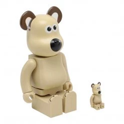 TOY TOKYO MEDICOM TOY: BE@RBRICK - Wallace And Gromit - Gromit 100% & 400%