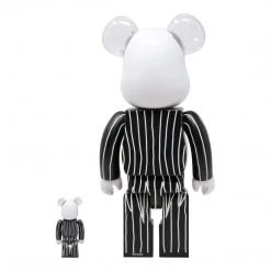 TOY TOKYO MEDICOM TOY: BE@RBRICK - The Nightmare Before Christmas Jack Skellington (2021) 100% & 400%