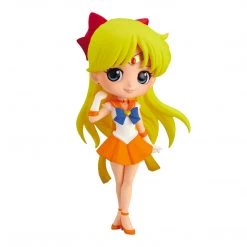 TOY TOKYO Banpresto X Bandai: Pretty Guardian Sailor Moon Eternal - Q Posket Super Sailor Venus Ver. A Figure