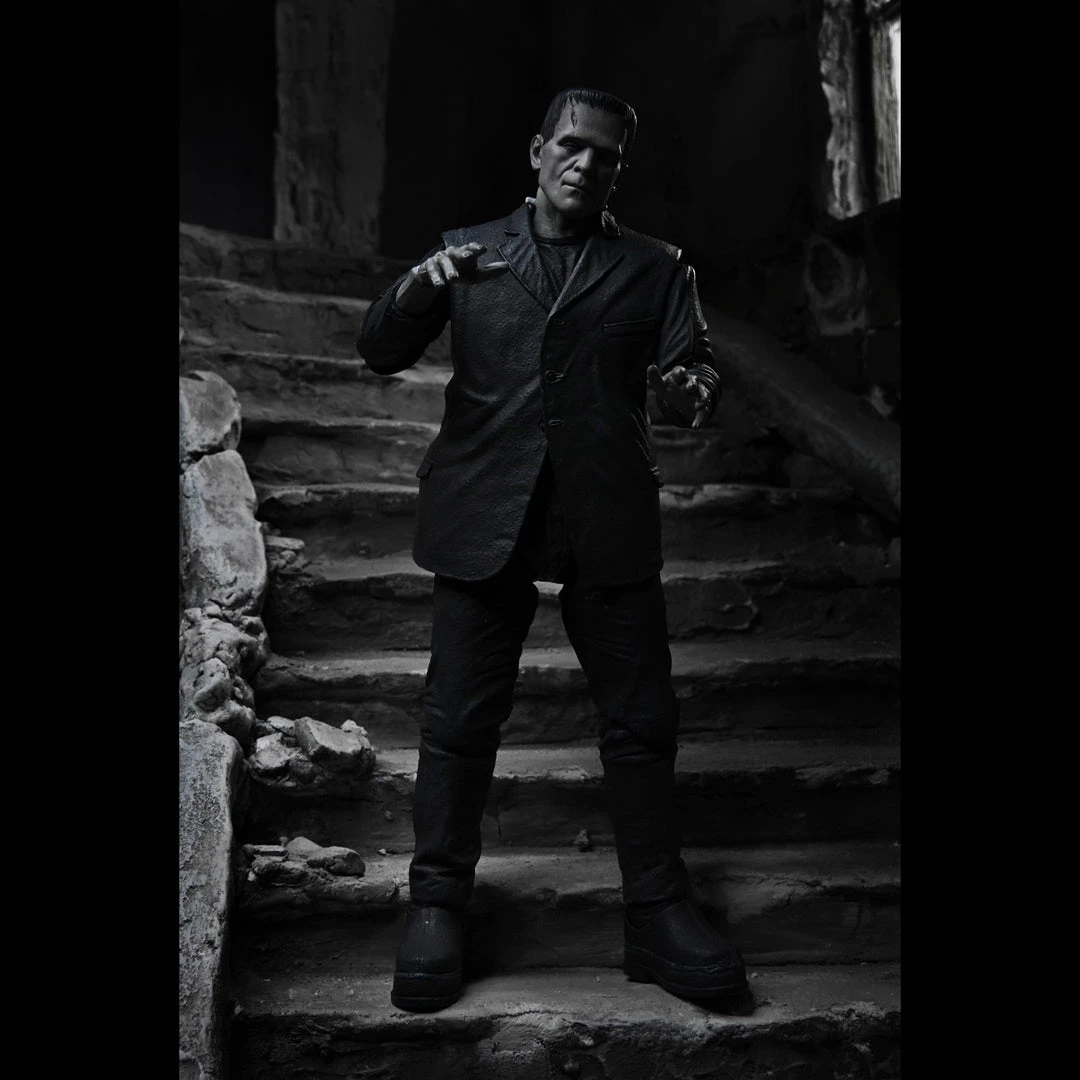 TOY TOKYO NECA: Ultimate Frankenstein's Monster Black & White 7" Tall Action Figure 5 TOY TOKYO NECA: Ultimate Frankenstein's Monster Black & White 7" Tall Action Figure