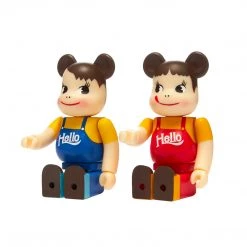TOY TOKYO MEDICOM TOY: BE@RBRICK - Peko-chan & Poko-chan Hello Version 2 Pack 100%