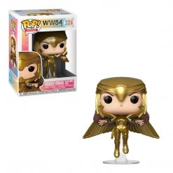 TOY TOKYO Funko Pop! Heroes: DC - WW84 Wonder Woman Golden Armor Flying #324