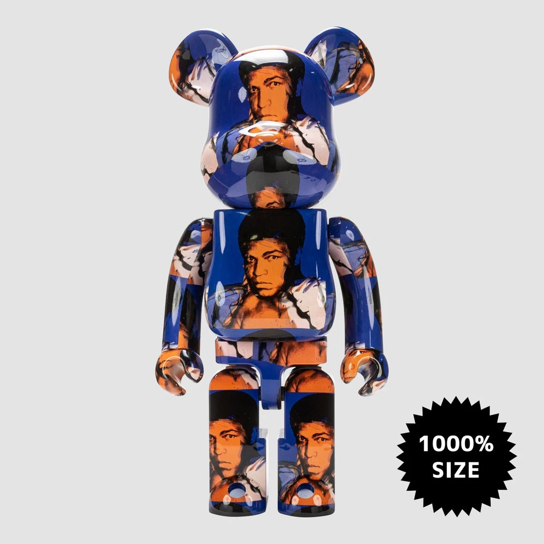 TOY TOKYO MEDICOM TOY: BE@RBRICK - Andy Warhol Muhammad Ali 1000% 3 TOY TOKYO MEDICOM TOY: BE@RBRICK - Andy Warhol Muhammad Ali 1000%