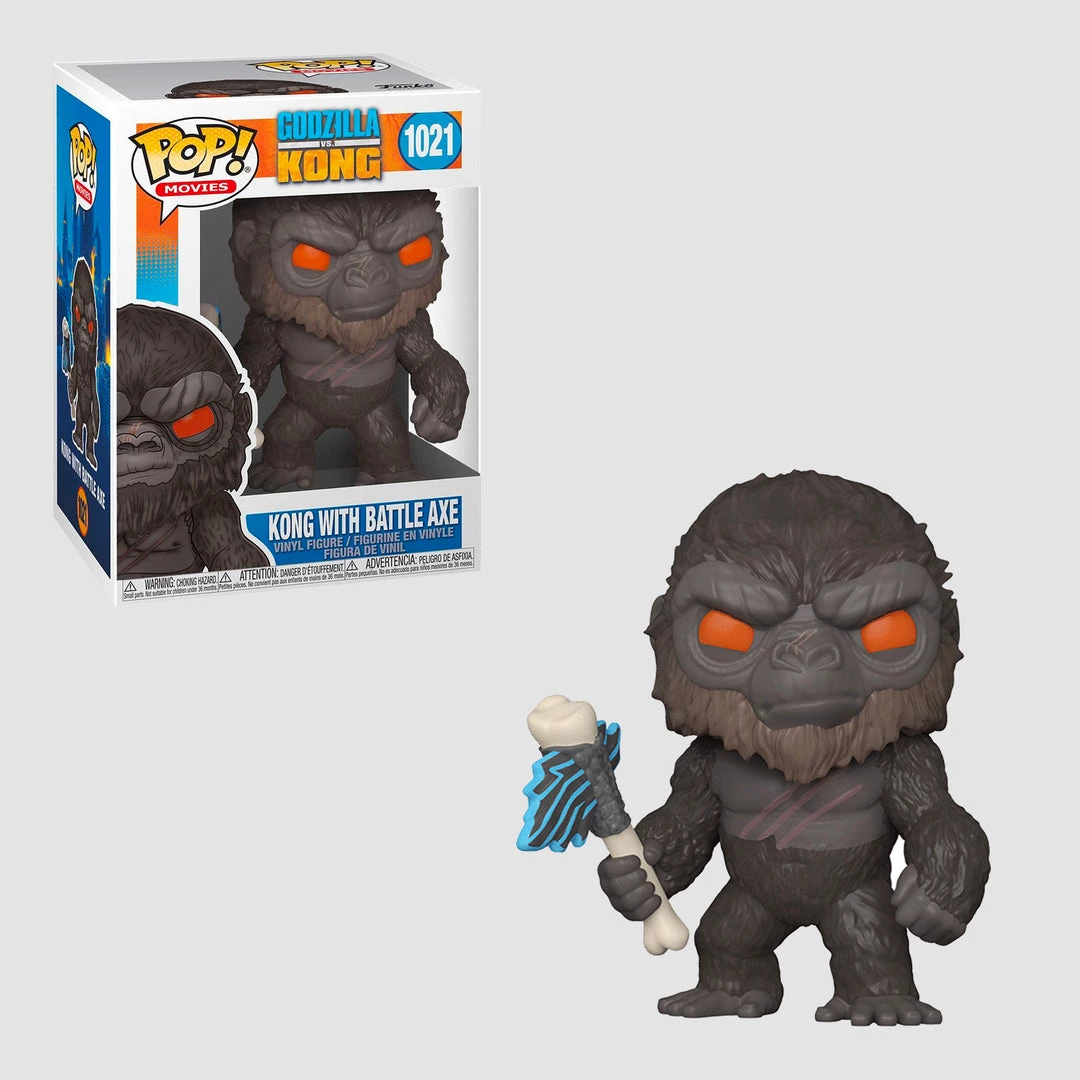 TOY TOKYO Funko Pop! Movies: Godzilla Vs. Kong - Kong With Battle Axe #1021 3 TOY TOKYO Funko Pop! Movies: Godzilla Vs. Kong - Kong With Battle Axe #1021