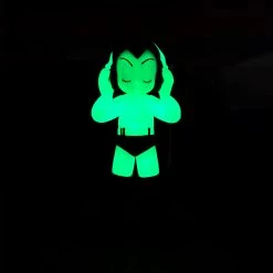TOY TOKYO ToyQube X Tezuka Productions - Astro Boy DJ Glow In The Dark 6" Tall Figure