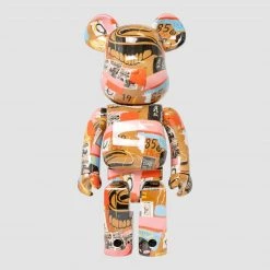 TOY TOKYO MEDICOM TOY: BE@RBRICK - Andy Warhol X Jean-Michel Basquiat #2 1000%