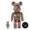 TOY TOKYO MEDICOM TOY: BE@RBRICK - Psychedelic Paisley 100% & 400%