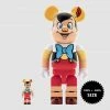 TOY TOKYO MEDICOM TOY: BE@RBRICK - Disney Pinocchio 100% & 400%