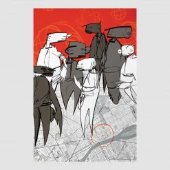 TOY TOKYO Futura - Crowd Control 2020 Limited Edition Of 80 PRINTS