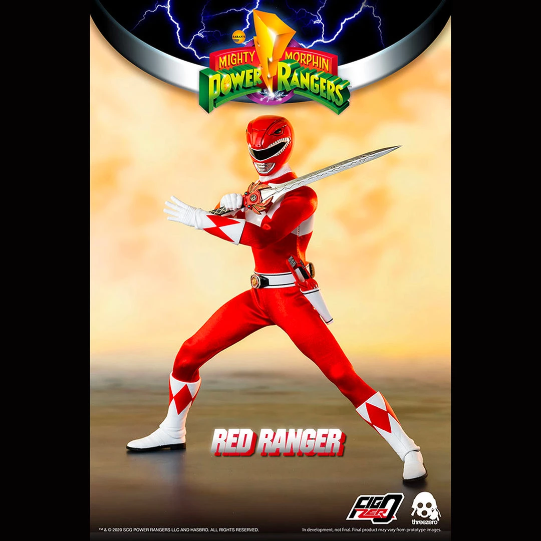 TOY TOKYO NEW ARRIVALS Threezero X FigZero: Mighty Morphin Power Rangers - Red Ranger 12" Tall Figure 5 TOY TOKYO NEW ARRIVALS Threezero X FigZero: Mighty Morphin Power Rangers - Red Ranger 12" Tall Figure