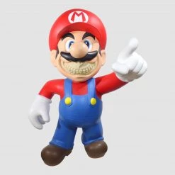 TOY TOKYO Ron English X MINDstyle: Popaganda - Mario Grin 4 Foot Statue Red Figure