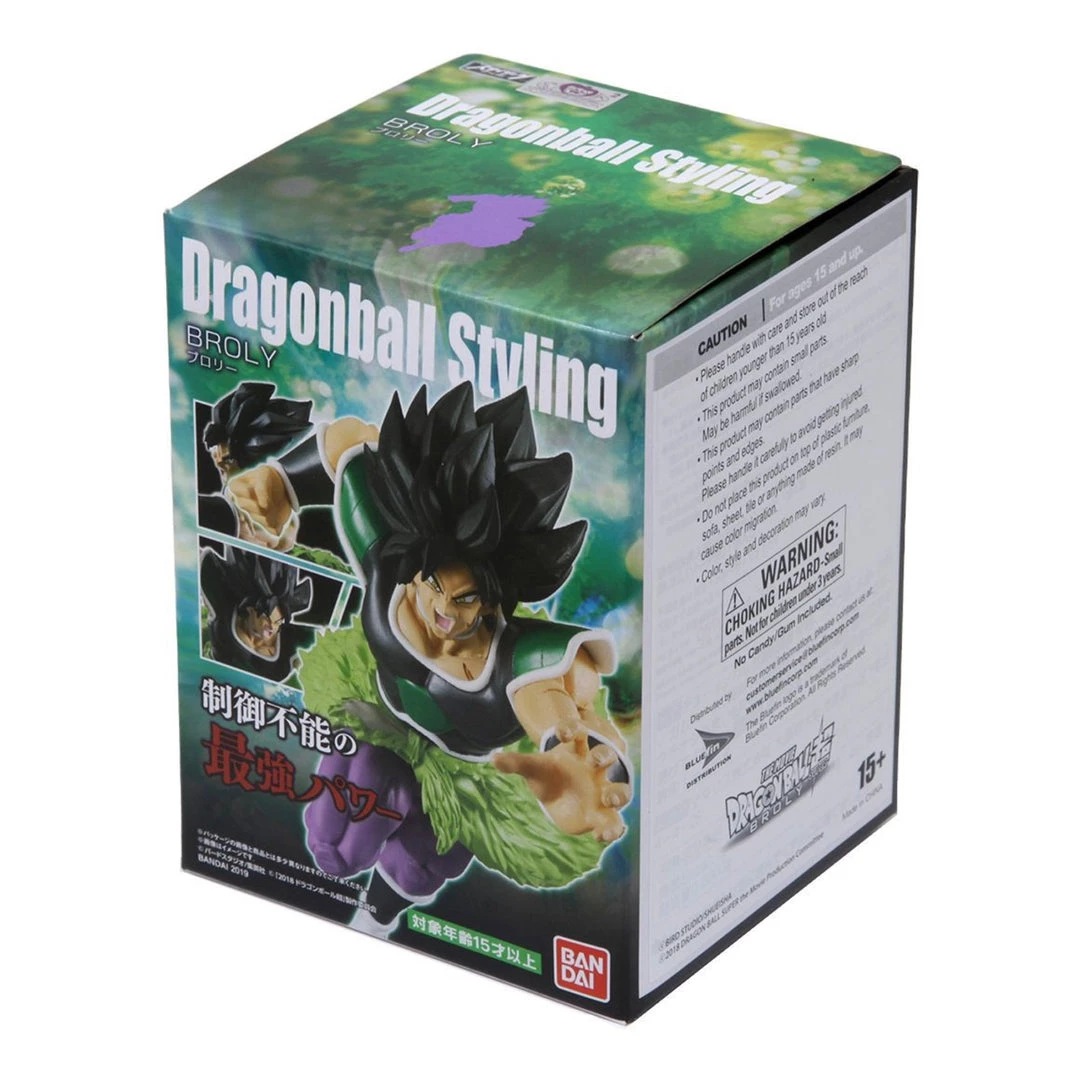 TOY TOKYO Bandai: Styling Dragon Ball Super - Super Saiyan Broly Rage Mode Green Figure 6 TOY TOKYO Bandai: Styling Dragon Ball Super - Super Saiyan Broly Rage Mode Green Figure