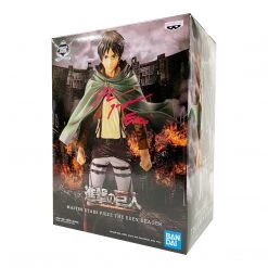 TOY TOKYO Banpresto X Bandai: Attack On Titan - Masters Stars Piece The Eren Yeager Figure (Red Color) Signed By Bryce Papenbrook