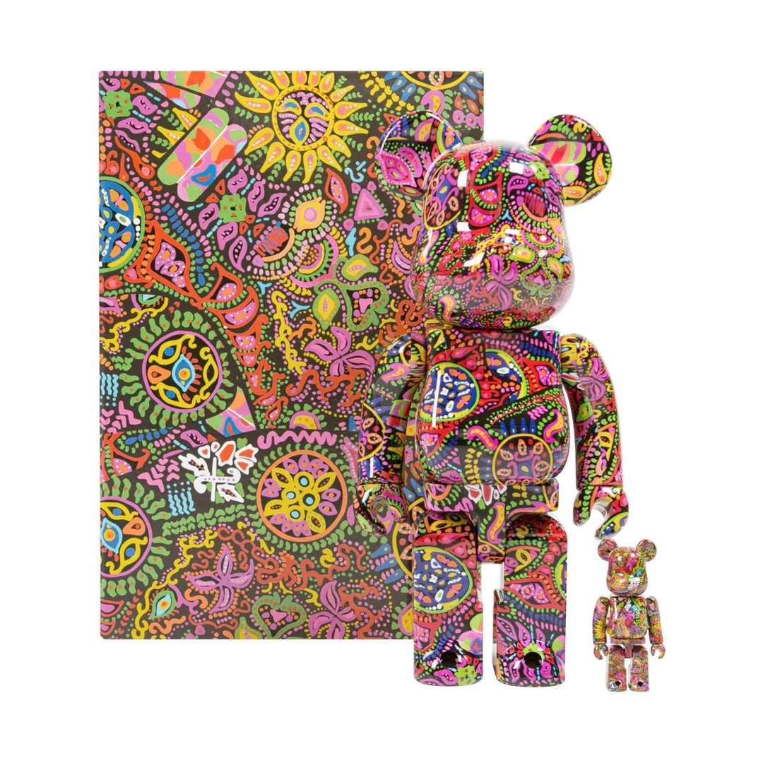 TOY TOKYO MEDICOM TOY: BE@RBRICK - Psychedelic Paisley 100% & 400% 5 TOY TOKYO MEDICOM TOY: BE@RBRICK - Psychedelic Paisley 100% & 400%