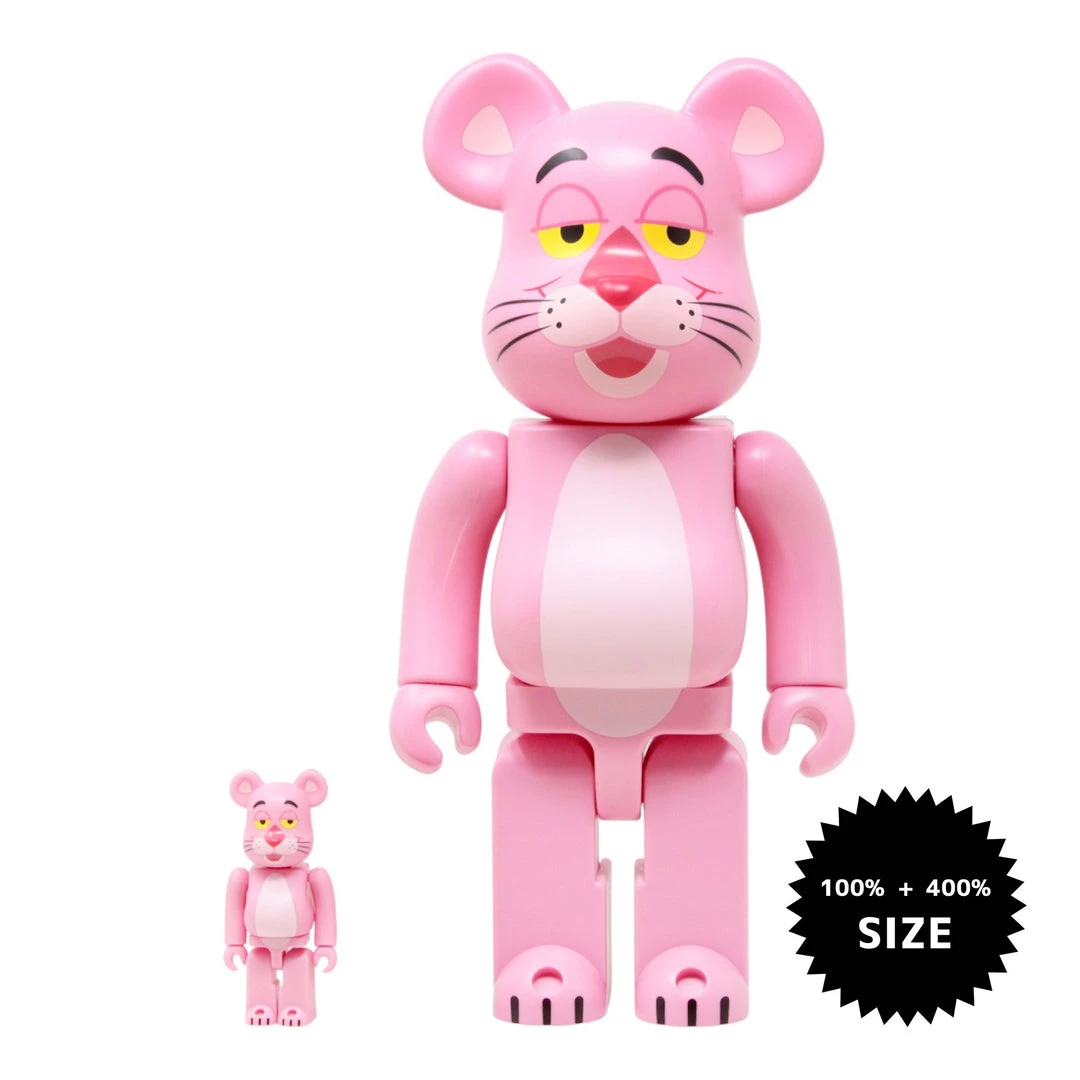 TOY TOKYO MEDICOM TOY: BE@RBRICK - Pink Panther 100% & 400% 3 TOY TOKYO MEDICOM TOY: BE@RBRICK - Pink Panther 100% & 400%