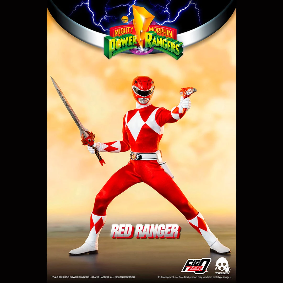 TOY TOKYO NEW ARRIVALS Threezero X FigZero: Mighty Morphin Power Rangers - Red Ranger 12" Tall Figure 3 TOY TOKYO NEW ARRIVALS Threezero X FigZero: Mighty Morphin Power Rangers - Red Ranger 12" Tall Figure