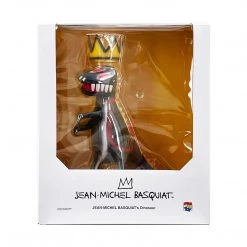 TOY TOKYO MEDICOM TOY: VCD - Jean-Michel Basquiat Dinosaur Black 9.84