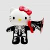 TOY TOKYO MEDICOM TOY X Balzac X Sanrio: VCD - Atom Age Hello Kitty In 308 Black Vinyl Figure