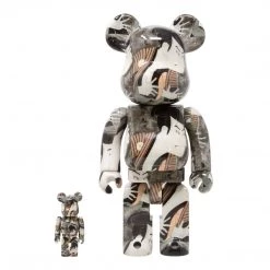 TOY TOKYO MEDICOM TOY: BE@RBRICK - Toshusai Sharaku Kabuki Actor Ōtani Oniji III As Yakko Edobei 100% & 400%