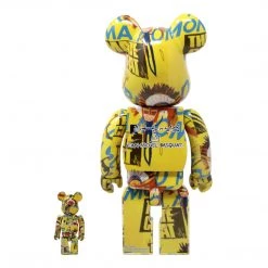 TOY TOKYO MEDICOM TOY: BE@RBRICK - Andy Warhol X Jean-Michel Basquiat #3 100% & 400%