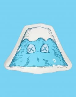 TOY TOKYO KAWS: Holiday - JAPAN Mount Fuji Ceramic Plate Set Of 4 Multicolor