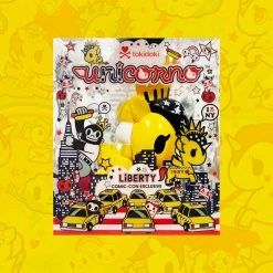 TOY TOKYO NEW ARRIVALS Tokidoki - Liberty Unicorno Taxi Yellow NYCC 2017 Exclusive 3" Vinyl Figure