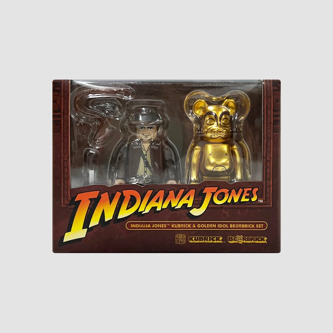 TOY TOKYO MEDICOM TOY: BE@RBRICK - Indiana Jones 2 Pack 100% 3 TOY TOKYO MEDICOM TOY: BE@RBRICK - Indiana Jones 2 Pack 100%
