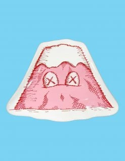 TOY TOKYO KAWS: Holiday - JAPAN Mount Fuji Ceramic Plate Set Of 4 Multicolor