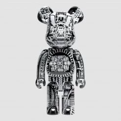 TOY TOKYO MEDICOM TOY: BE@RBRICK - H.R. Giger Black Chrome 1000%