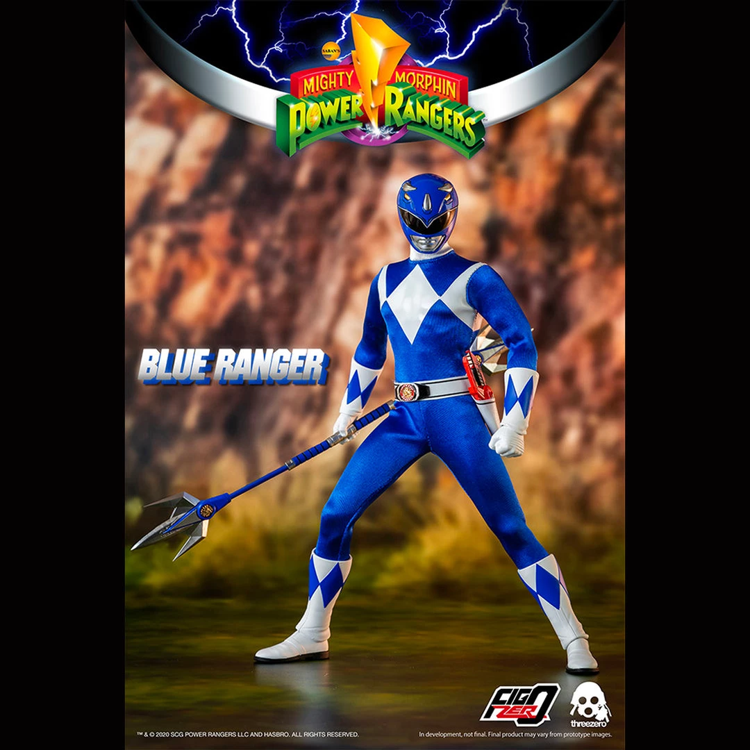 TOY TOKYO NEW ARRIVALS Threezero X FigZero: Mighty Morphin Power Rangers - Blue Ranger 12" Tall Figure 6 TOY TOKYO NEW ARRIVALS Threezero X FigZero: Mighty Morphin Power Rangers - Blue Ranger 12" Tall Figure