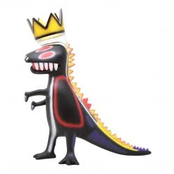 TOY TOKYO MEDICOM TOY: VCD - Jean-Michel Basquiat Dinosaur Black 9.84