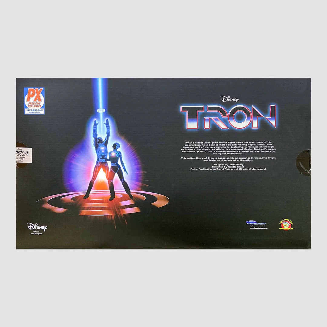 DISNEY Diamond Select Toys: Tron Boxed Set Of 3 SDCC 2021 PX Exclusive NEW ARRIVALS 5 DISNEY Diamond Select Toys: Tron Boxed Set Of 3 SDCC 2021 PX Exclusive NEW ARRIVALS