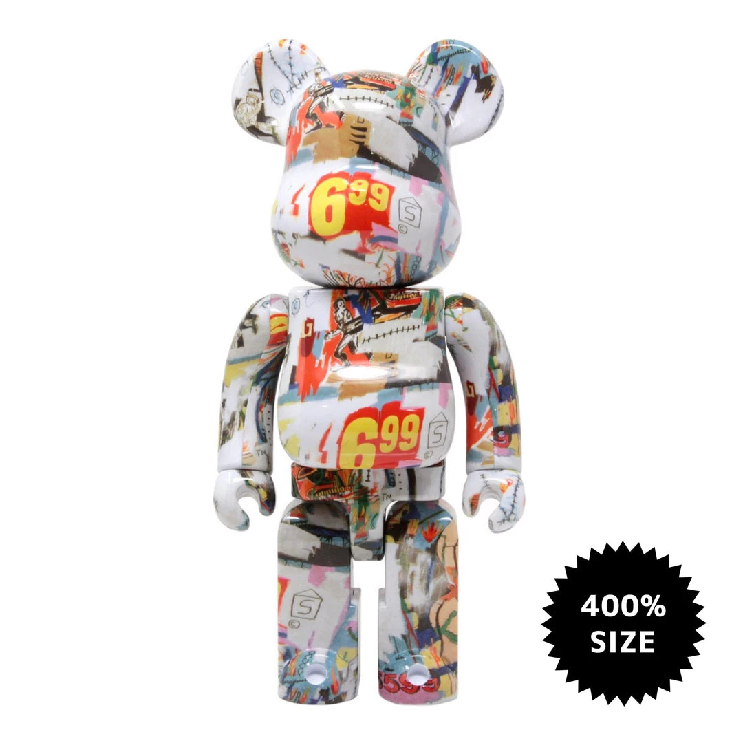 TOY TOKYO MEDICOM TOY: BE@RBRICK - Andy Warhol X Jean-Michel Basquiat #4 400% 3 TOY TOKYO MEDICOM TOY: BE@RBRICK - Andy Warhol X Jean-Michel Basquiat #4 400%