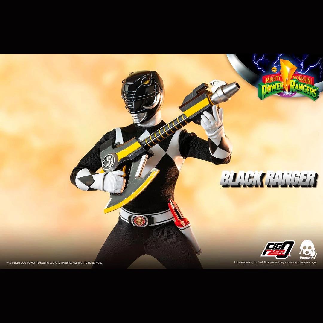 TOY TOKYO Threezero X FigZero: Mighty Morphin Power Rangers - Black Ranger 12" Tall Figure 7 TOY TOKYO Threezero X FigZero: Mighty Morphin Power Rangers - Black Ranger 12" Tall Figure