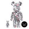 TOY TOKYO MEDICOM TOY: BE@RBRICK - Keith Haring #8 100% & 400%