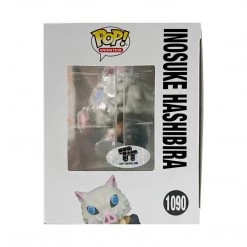 TOY TOKYO Funko Pop! Animation: Demon Slayer - Inosuke Hashibira #1090 (Orange Color) Signed By Bryce Papenbrook AUTOGRAPHED