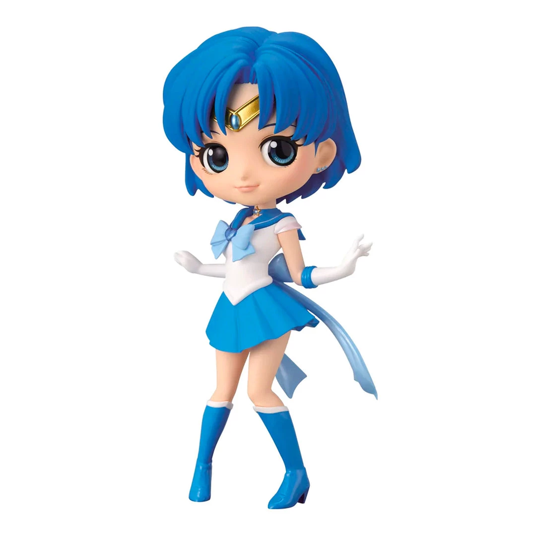 TOY TOKYO Banpresto X Bandai: Sailor Moon Eternal - Q Posket Super Sailor Mercury Ver. A Figure 3 TOY TOKYO Banpresto X Bandai: Sailor Moon Eternal - Q Posket Super Sailor Mercury Ver. A Figure