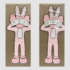 TOY TOKYO KAWS - Accomplice Pink & Black Set Of 2, 2002