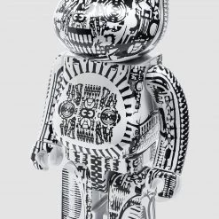 MEDICOM TOY: BE@RBRICK - H.R. Giger White Chrome 1000%