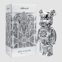 MEDICOM TOY: BE@RBRICK - H.R. Giger White Chrome 1000%