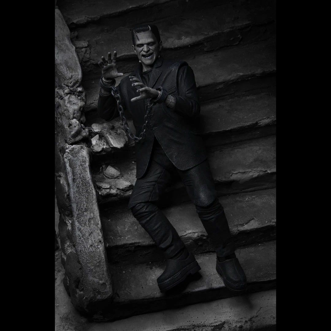TOY TOKYO NECA: Ultimate Frankenstein's Monster Black & White 7" Tall Action Figure 14 TOY TOKYO NECA: Ultimate Frankenstein's Monster Black & White 7" Tall Action Figure