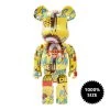 TOY TOKYO MEDICOM TOY: BE@RBRICK - Andy Warhol X Jean-Michel Basquiat #3 1000%